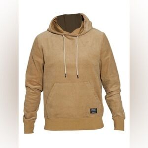 WESC CORDUROY HOODIE in Tan size‎ XL